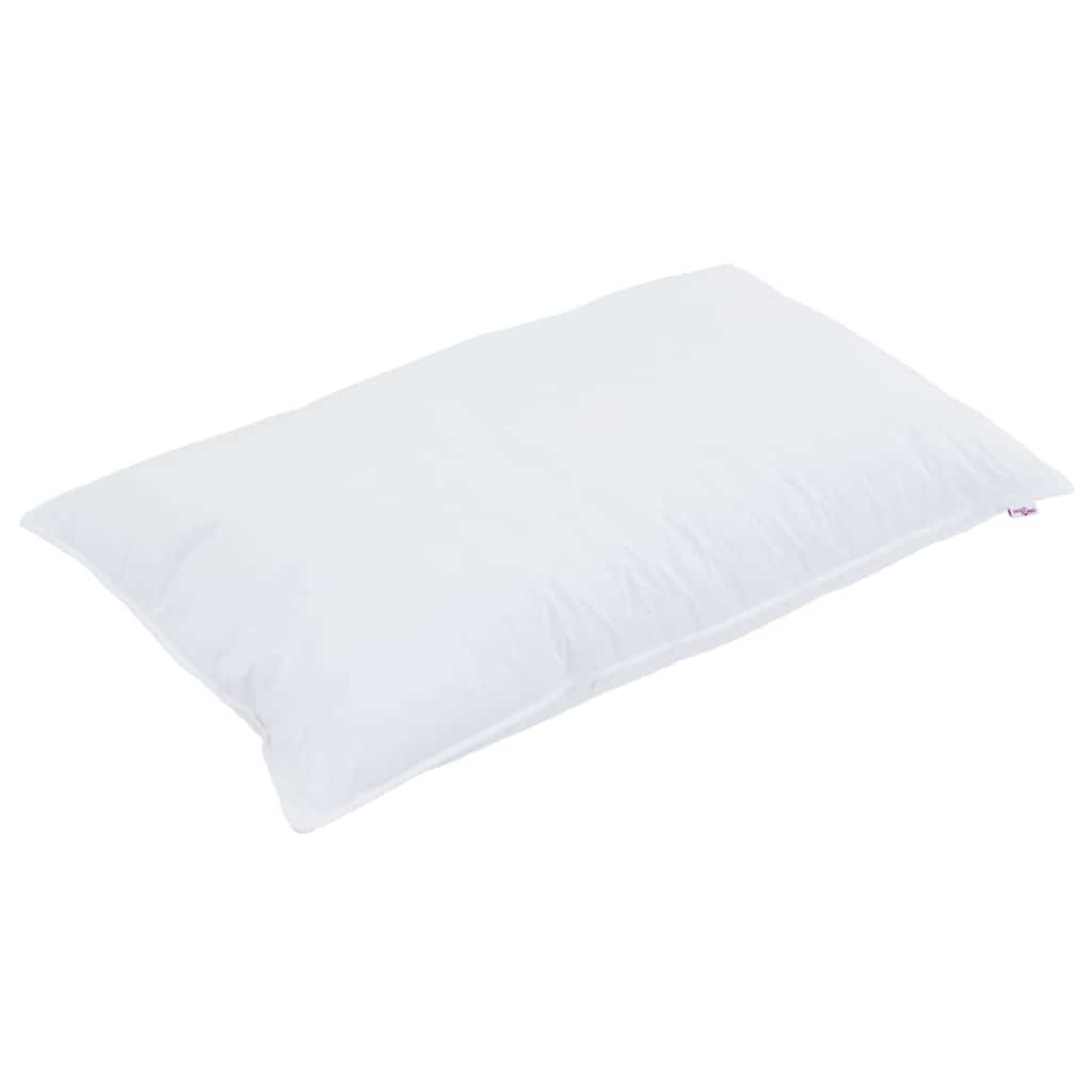 Jastuk s jastukom 2 pcs Bijelo 40 x 80 cm Pamuk