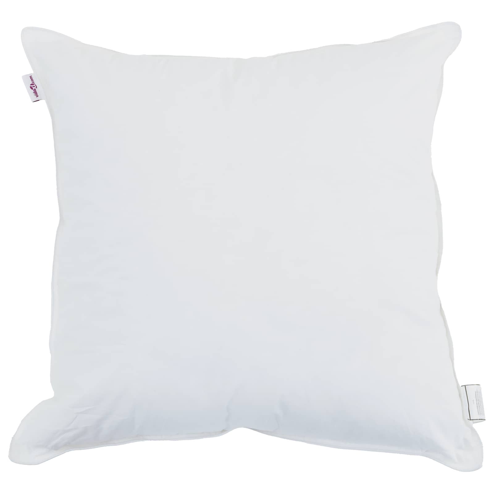 Jastuk s jastukom 2 pcs Bijelo 60 x 60 cm Pamuk