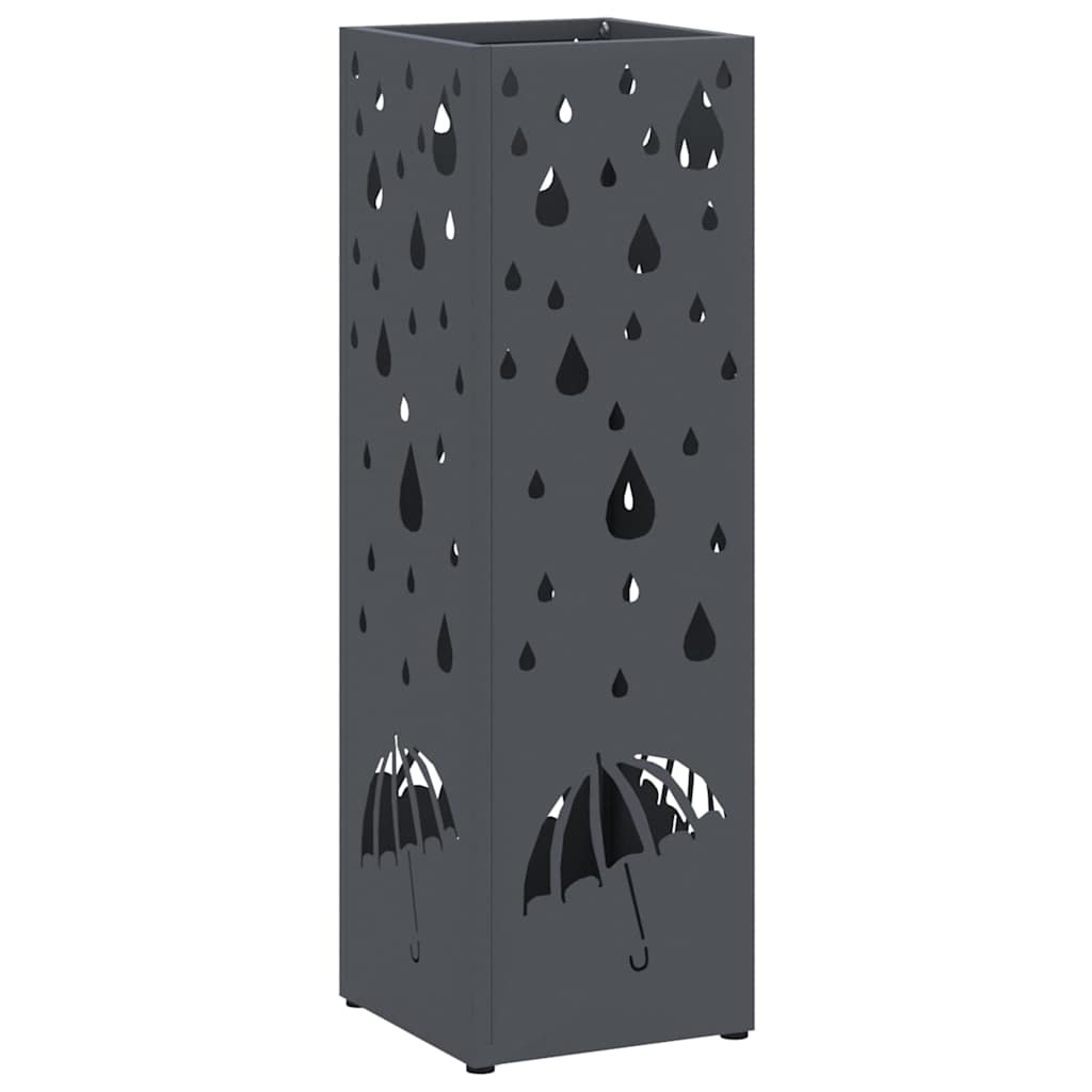 Stalak za kišobran Antracit 15,5 x 15,5 x 49 cm Metal