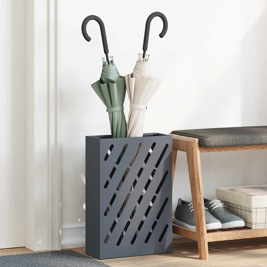 Stalak za kišobran Antracit 28 x 12 x 41 cm Čelik