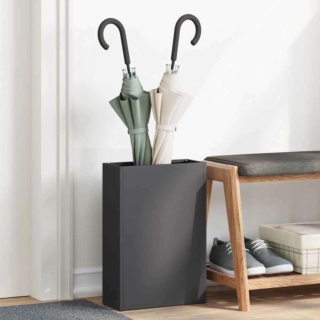 Stalak za kišobran Crna 28 x 12 x 41 cm Čelik