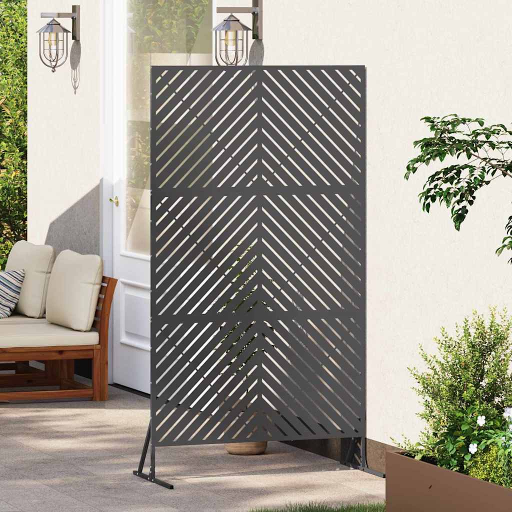 Zaslon za privatnost Crna 100 x 50 x 180 cm Čelik
