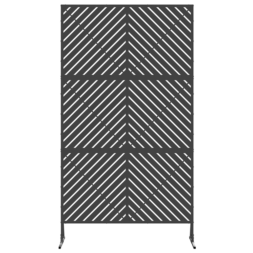 Zaslon za privatnost Crna 100 x 50 x 180 cm Čelik