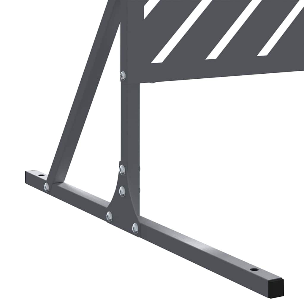 Zaslon za privatnost Antracit 100 x 50 x 180 cm Čelik