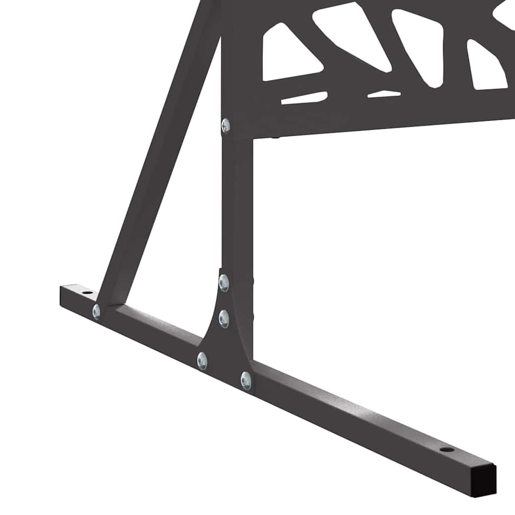 Zaslon za privatnost Crna 100 x 50 x 180 cm Čelik