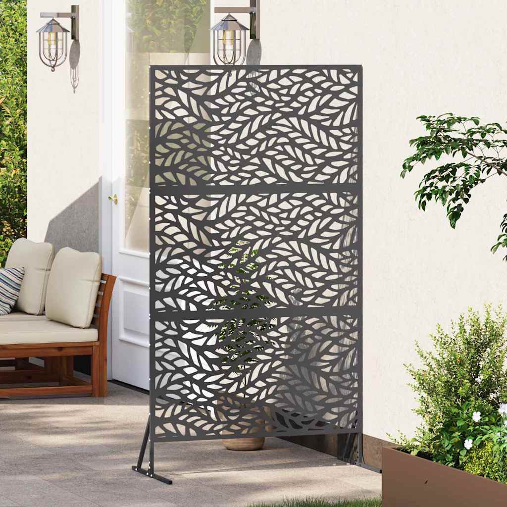 Zaslon za privatnost Crna 100 x 50 x 180 cm Čelik