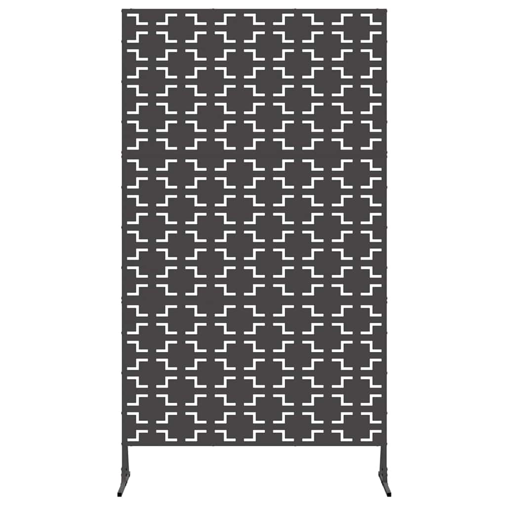 Zaslon za privatnost Crna 100 x 50 x 180 cm Čelik