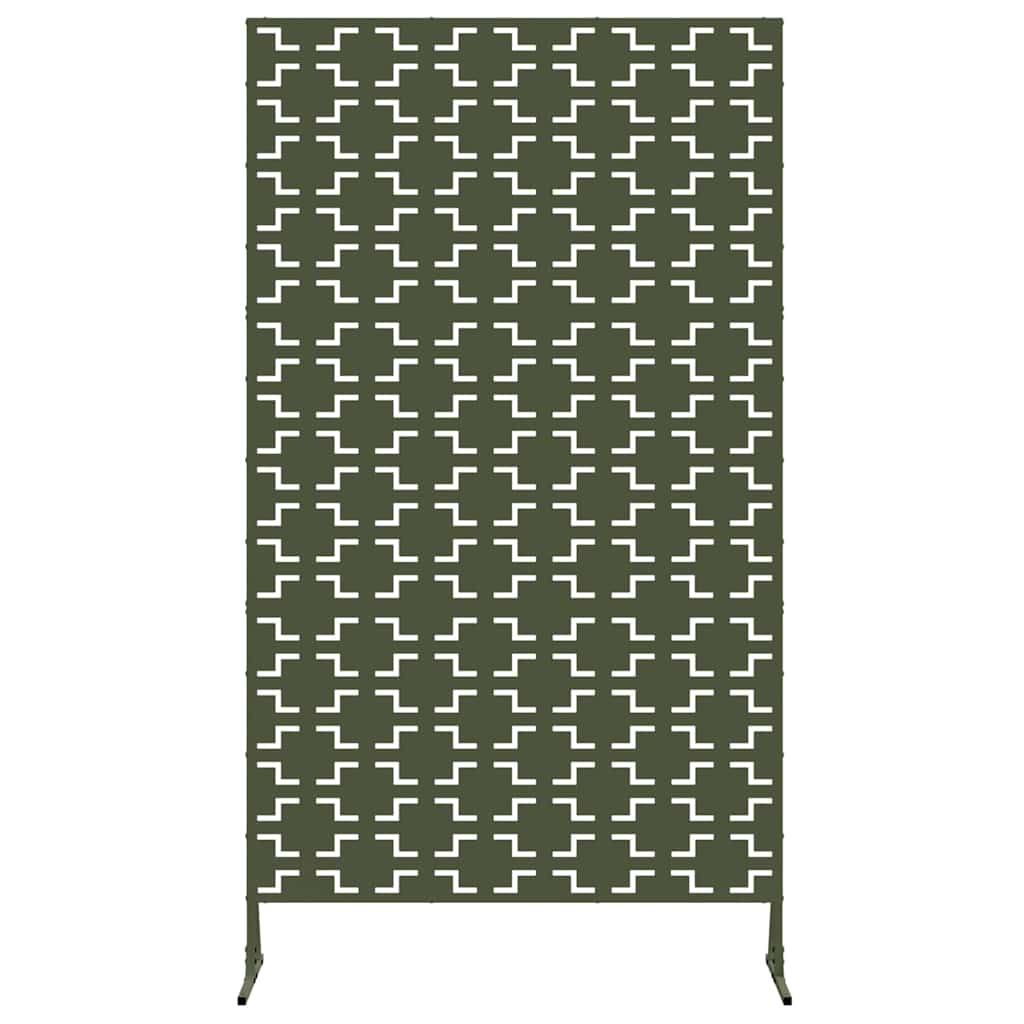 Zaslon za privatnost Maslinasta 100 x 50 x 180 cm Čelik