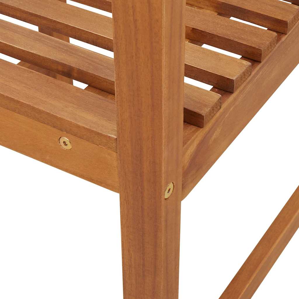 Vrtna stolica 2 pcs Smeđa 50 x 50 x 91cm Čvrsto drvo akacije
