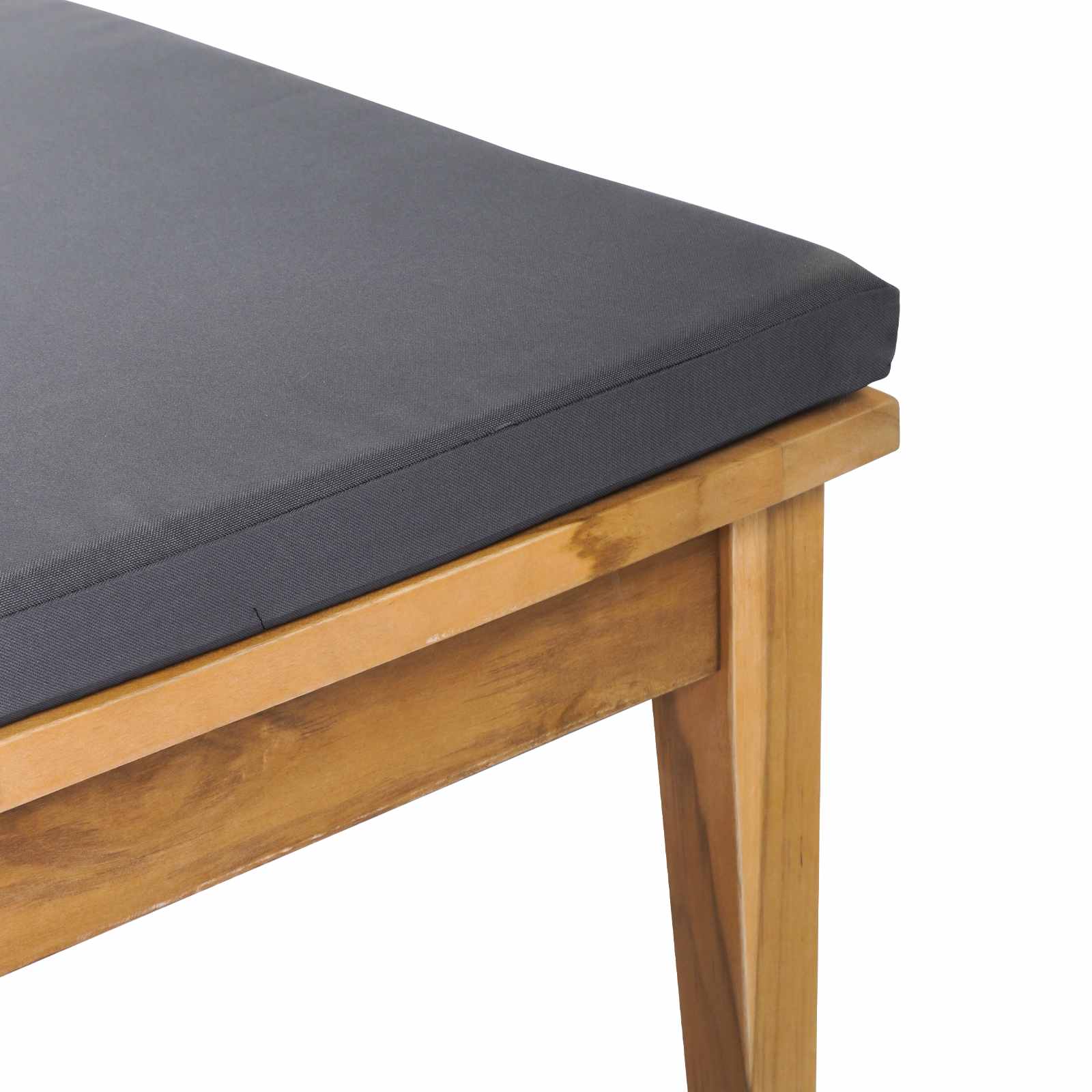 Vrtna klupa i set stolica 2 pcs Siva i smeđa
