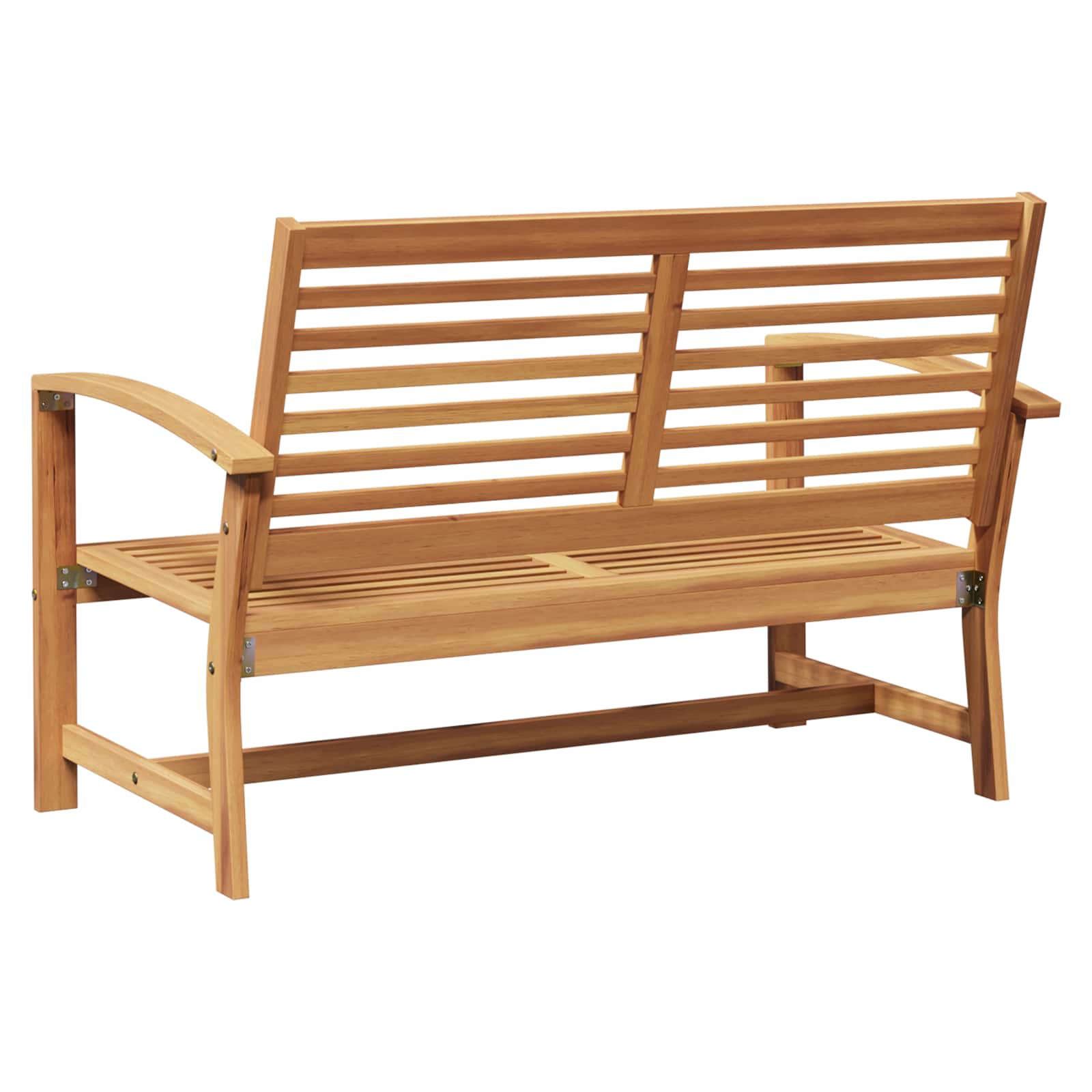 klupa Smeđa 110 x 65 x 76,5 cm Čvrsto teak drvo
