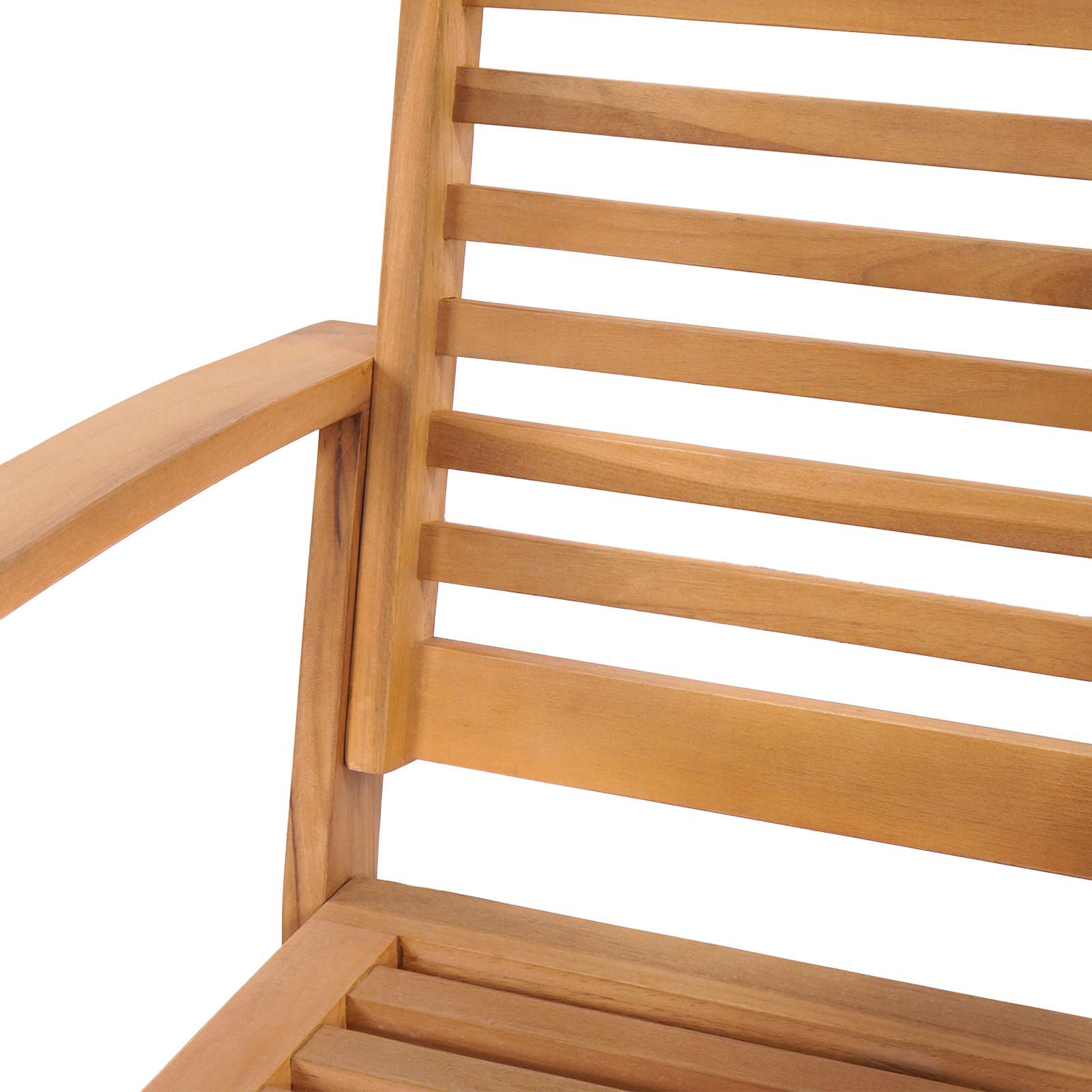 Stolica 2 Komad Smeđa 65 x 60 x 76,5 cm Čvrsto teak drvo