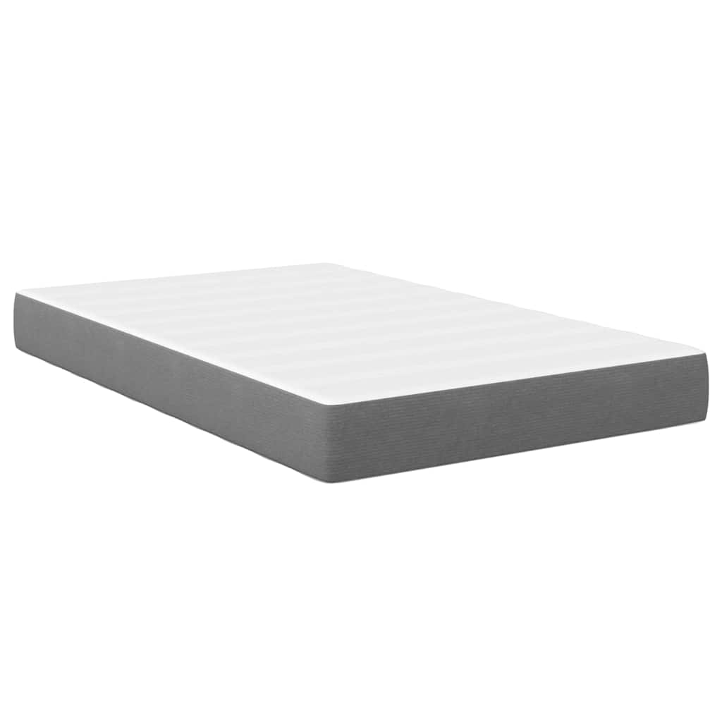Madrac s madracem Svijetlo siva 120 x 190 cm tkanina