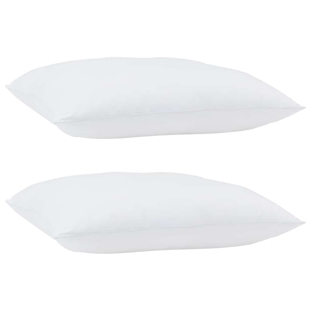 Jastuk 2 pcs Bijelo 65 x 65 x 20 cm Pamuk i poliester