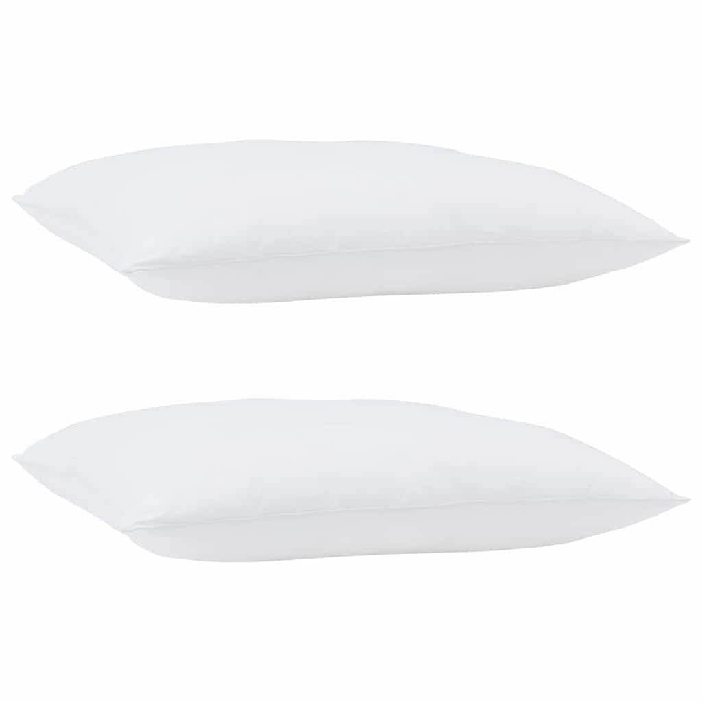 Jastuk 2 pcs Bijelo 80 x 60 x 20 cm Pamuk i poliester