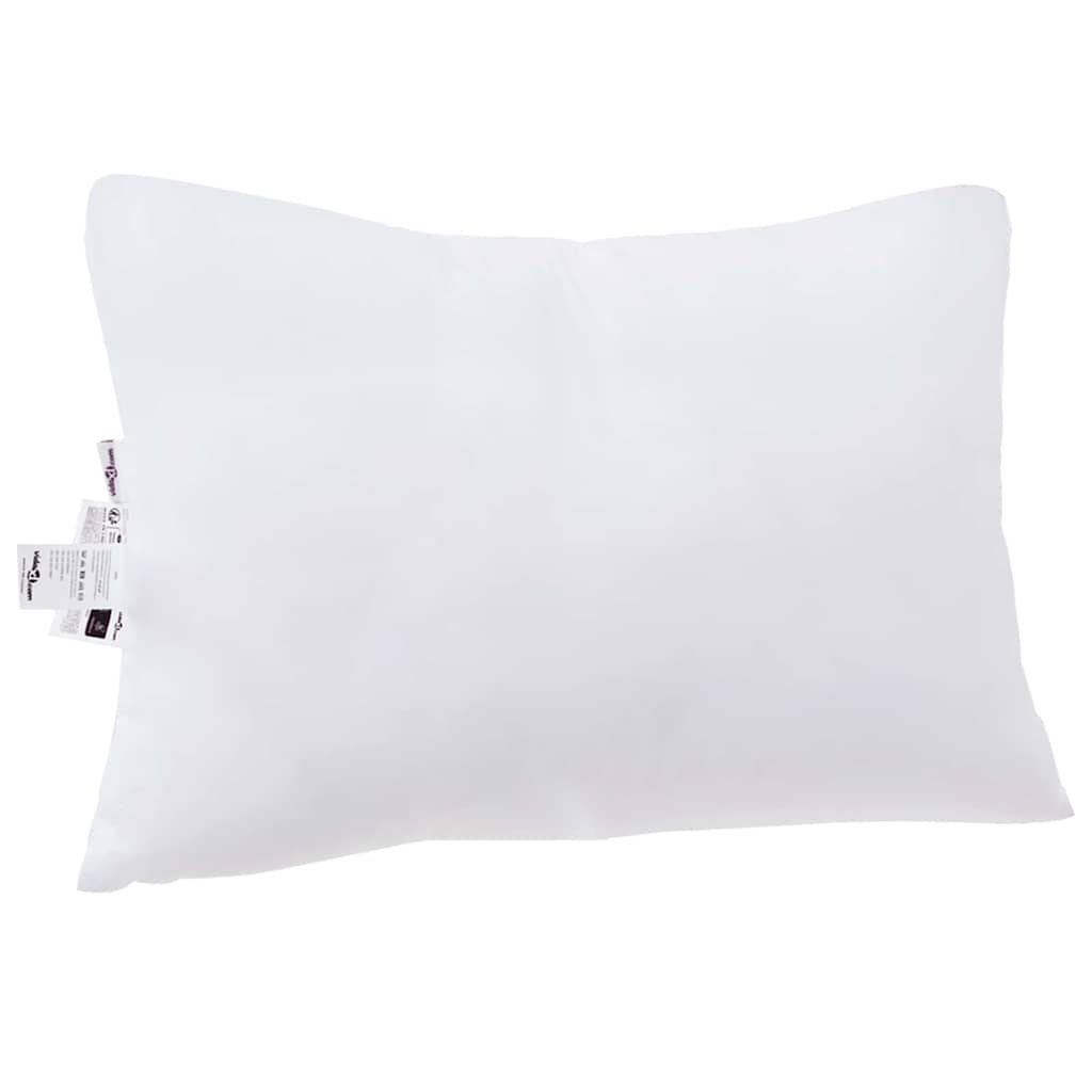 Jastuk s jastukom 2 pcs Bijelo 51 x 31 x 20 cm Poliester
