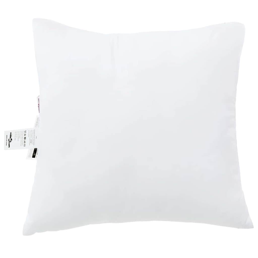 Jastuk s jastukom 2 pcs Bijelo 41 x 40 x 20 cm Poliester