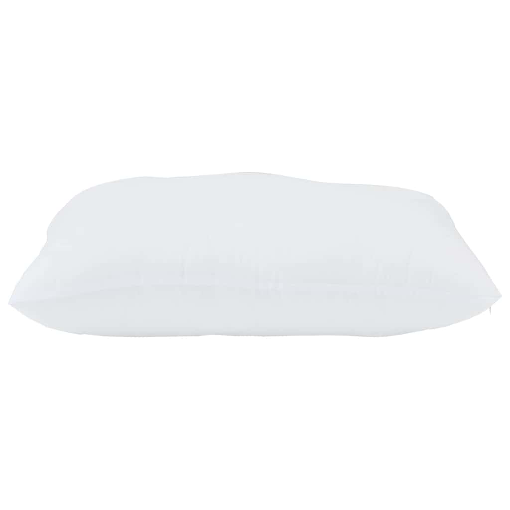 Jastuk s jastukom 2 pcs Bijelo 51 x 50 x 20 cm Poliester