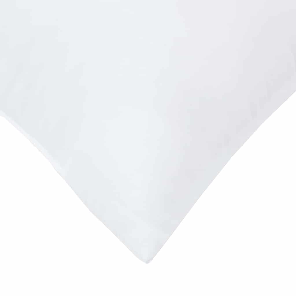 Jastuk s jastukom 2 pcs Bijelo 71 x 51 x 20 cm Poliester