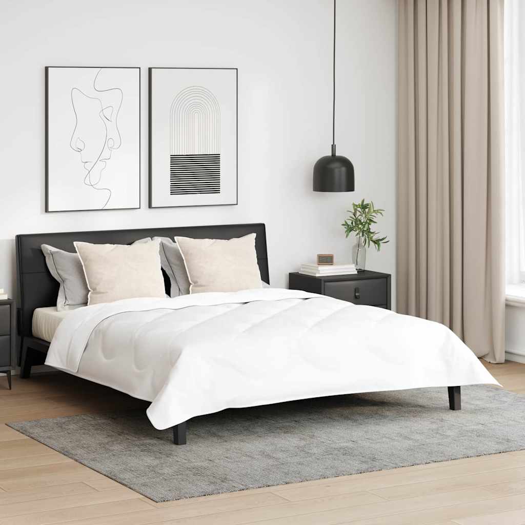 Jastuk s jastukom 2 pcs Bijelo 71 x 51 x 20 cm Poliester