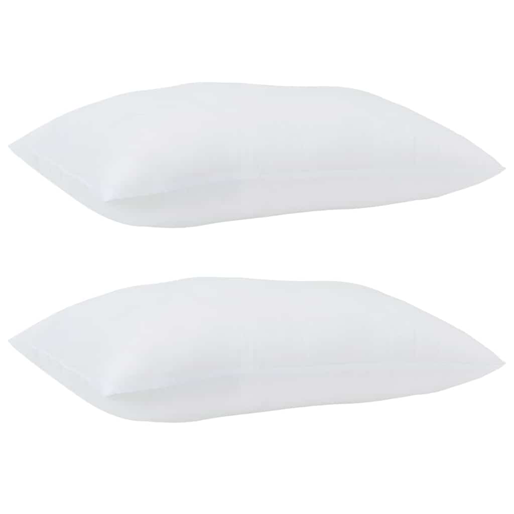 Jastuk s jastukom 2 pcs Bijelo 71 x 51 x 20 cm Poliester