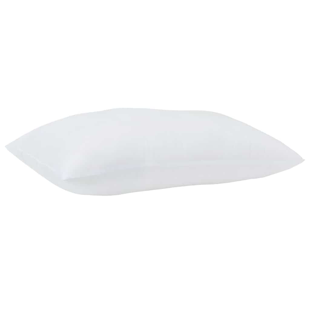 Jastuk s jastukom 2 pcs Bijelo 79 x 60 x 20 cm Poliester