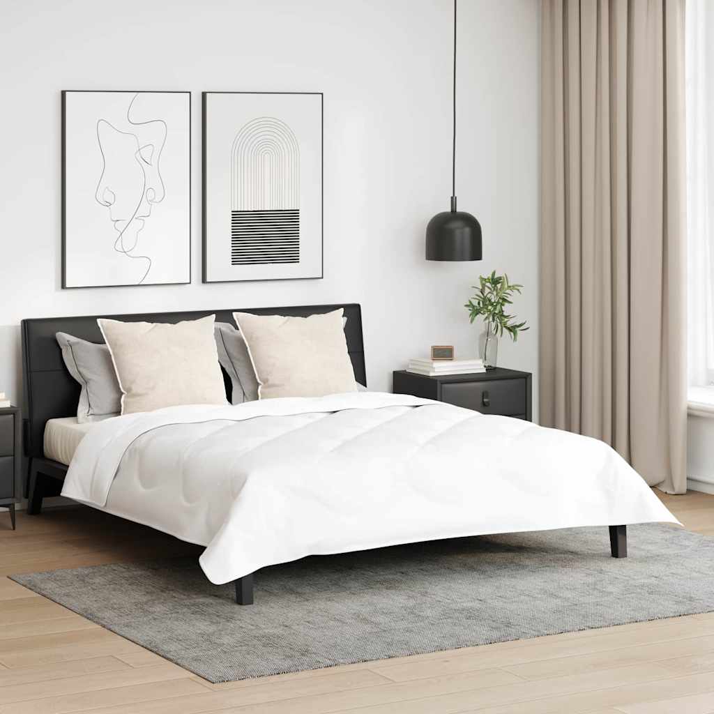 Jastuk s jastukom 2 pcs Bijelo 80 x 80 x 20 cm Poliester