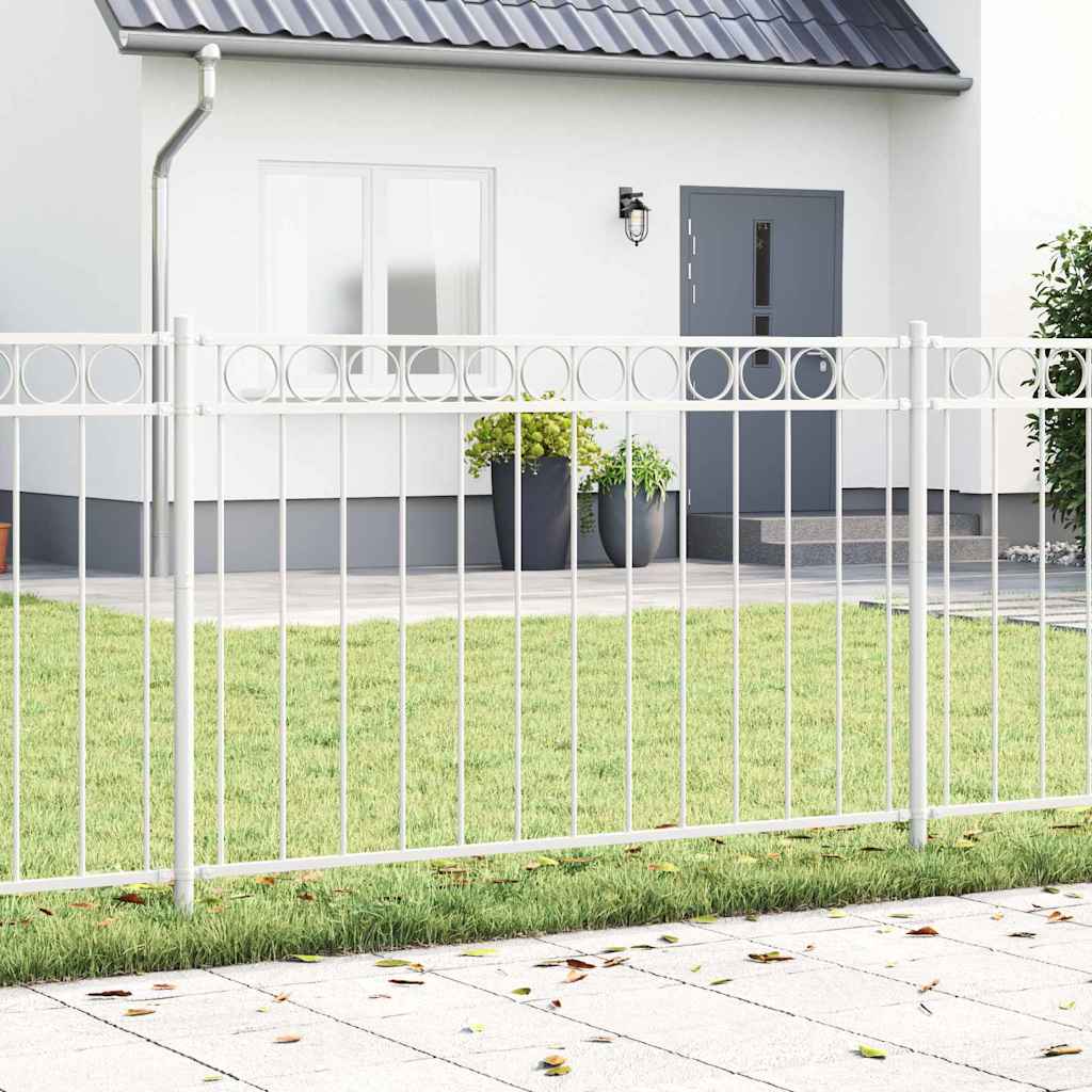 Element Ograde ASSEN Bijelo 170 x 130 cm Čelik
