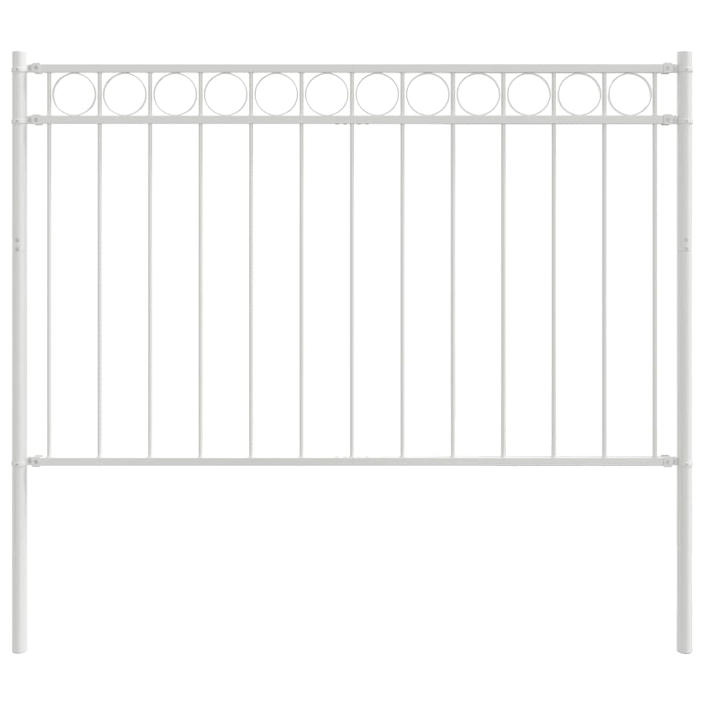 Element Ograde ASSEN Bijelo 170 x 130 cm Čelik