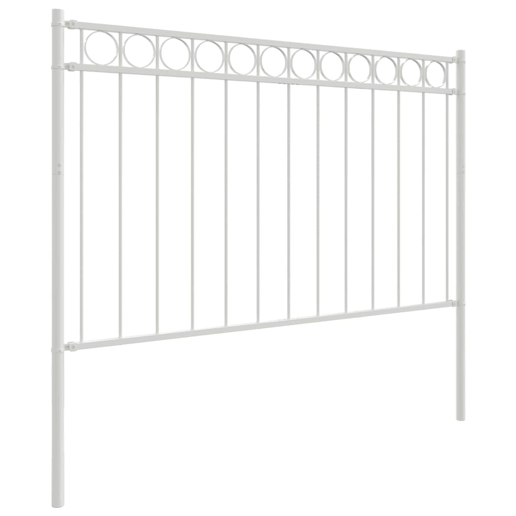 Element Ograde ASSEN Bijelo 170 x 130 cm Čelik