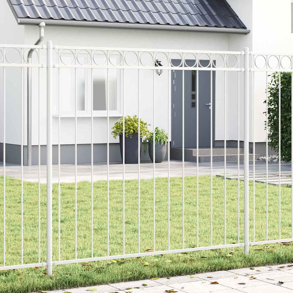 Element Ograde ASSEN Bijelo 170 x 200 cm Čelik