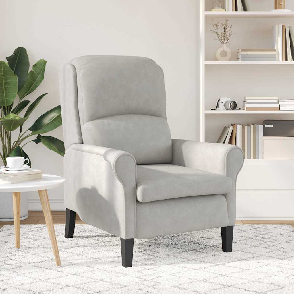 fotelja Svjetlosiva 76 x 94 x 102 cm Mikrofibra