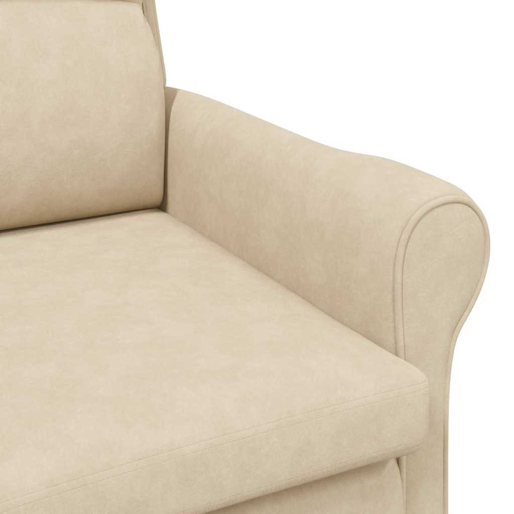fotelja Krema 76 x 94 x 102 cm Mikrofibra