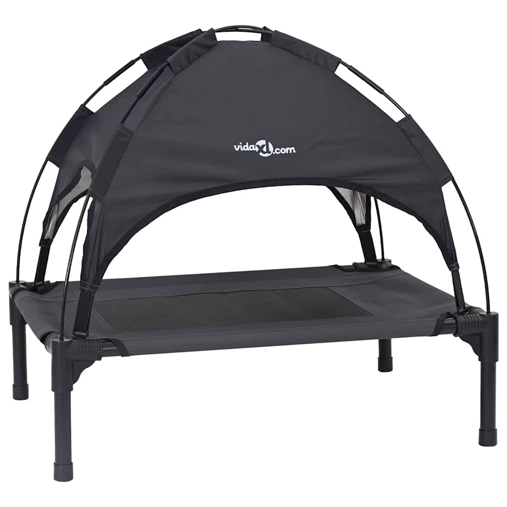 Krevet za psa Crna 76 x 62 x 70,5 cm Čelik