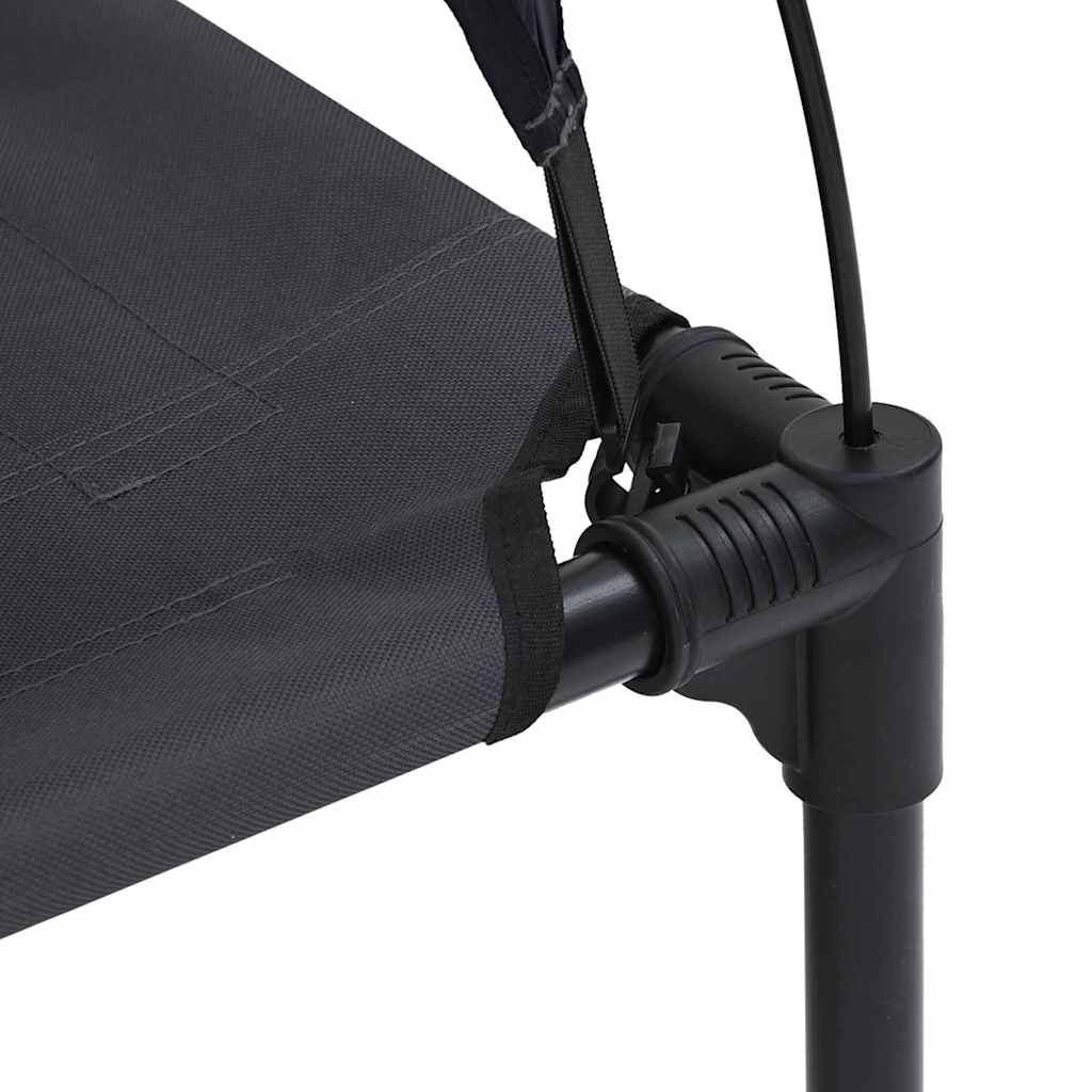 Krevet za psa Crna 92 x 77 x 82,5 cm Čelik