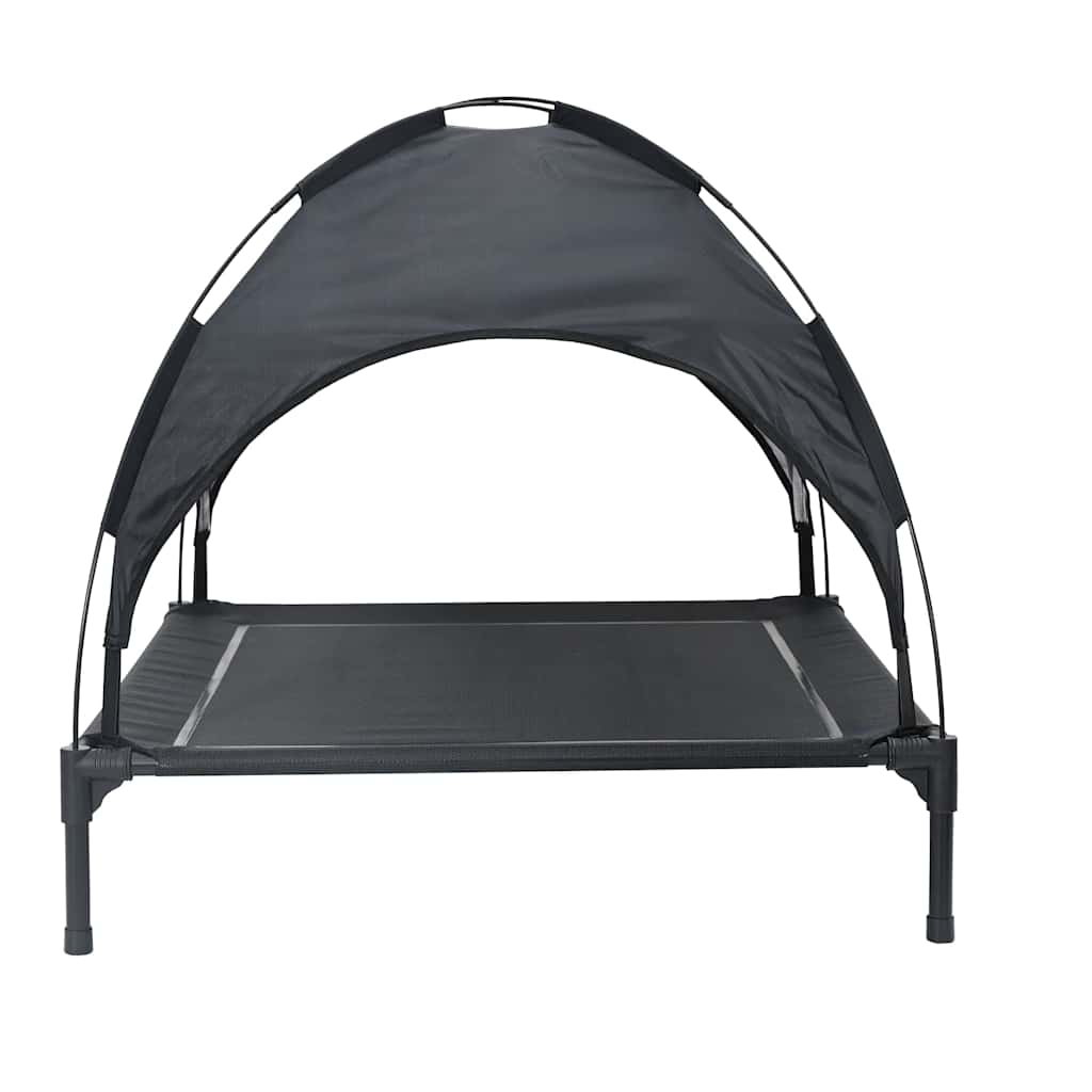 Krevet za psa Crna 104 x 86 x 84,5 cm Čelik