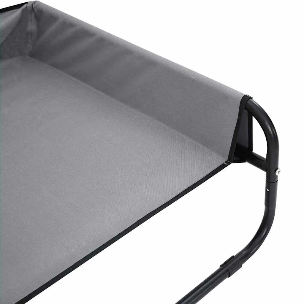 Krevet za psa Svijetlo siva 70 x 70 x 28,5 cm Čelik