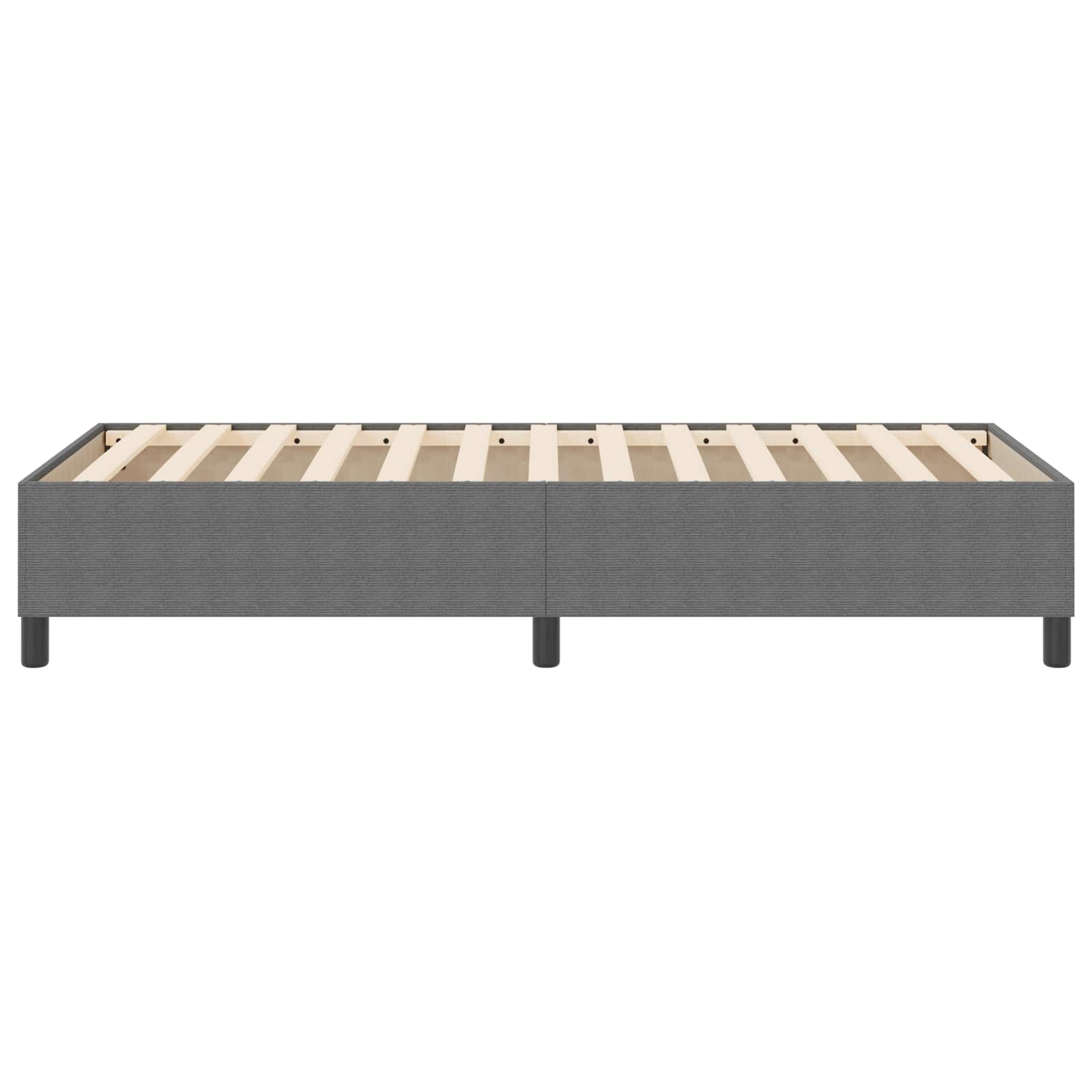 Krevetna platforma Svijetlo siva 90 x 190 cm Kordura tekstil