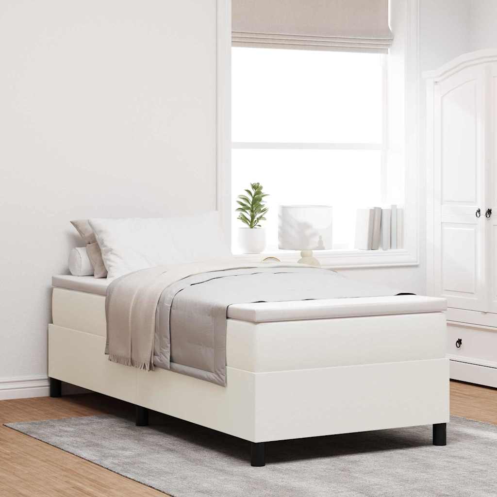 Krevetna platforma Krema 90 x 190 cm Kordura tekstil