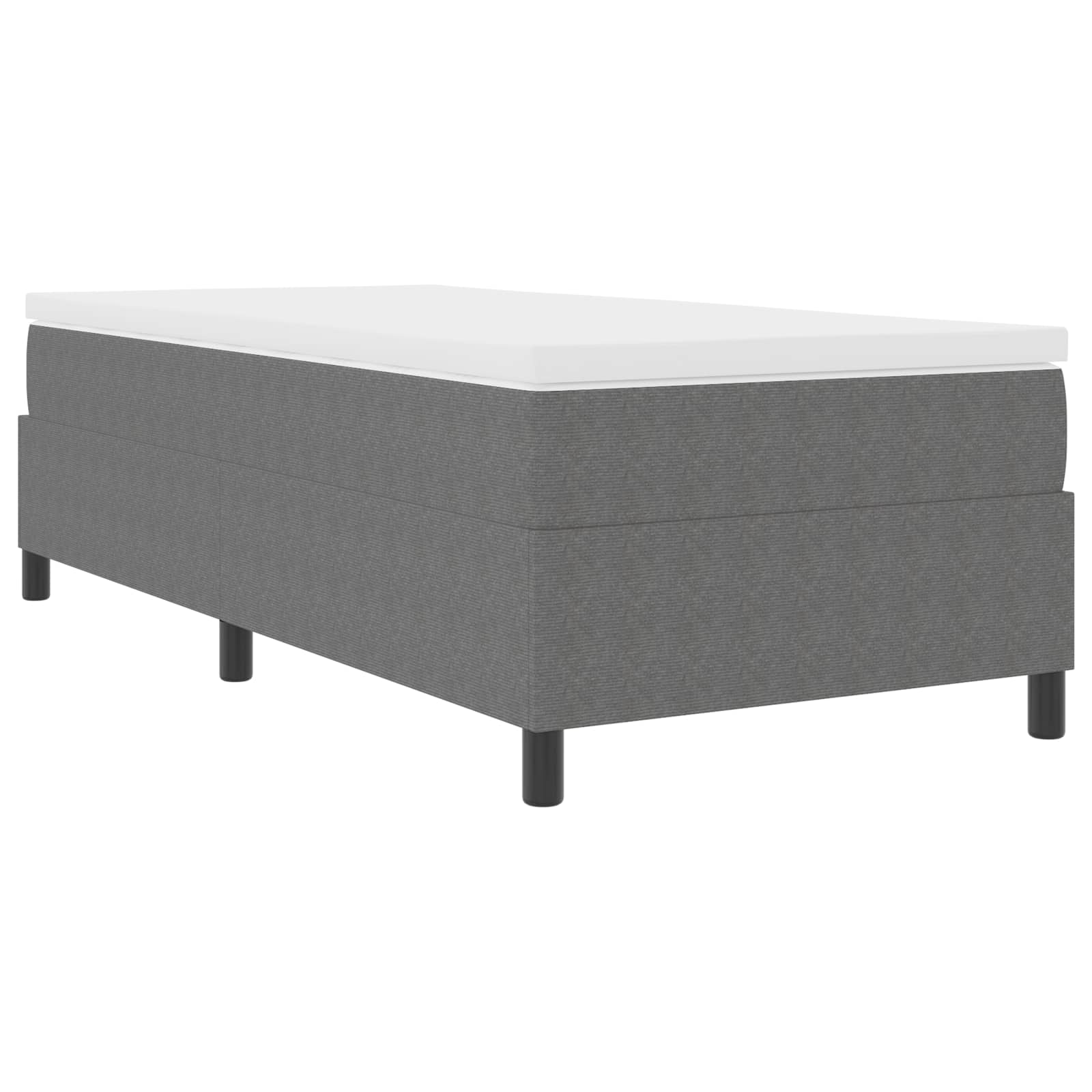 Krevetna platforma Svijetlo siva 90 x 200 cm Kordura tekstil
