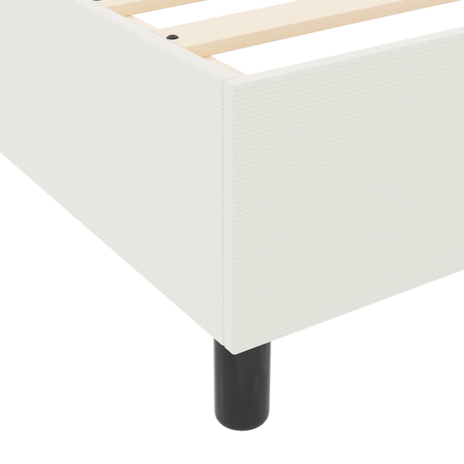 Krevetna platforma Krema 90 x 200 cm Kordura tekstil