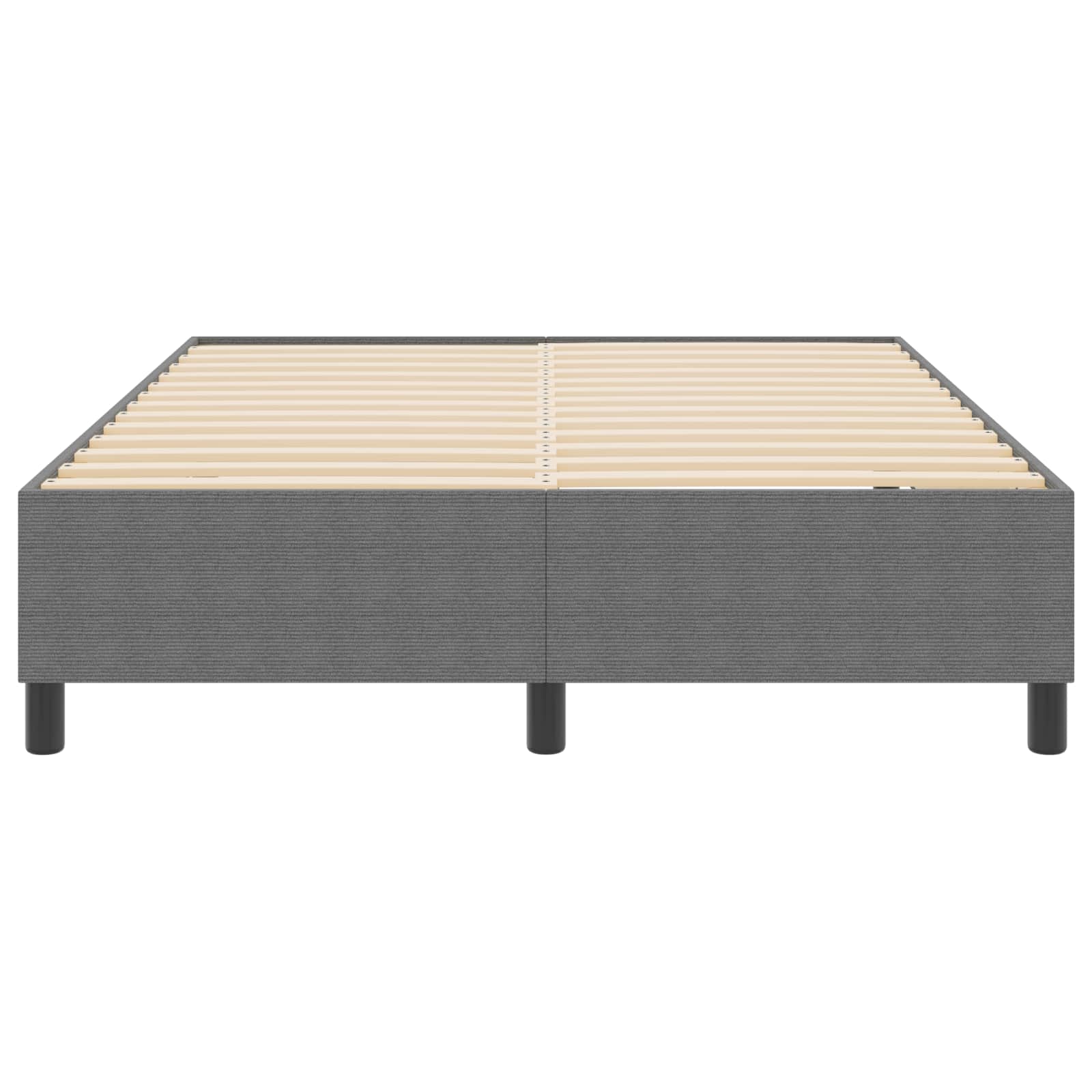 Krevetna platforma Svijetlo siva 140 x 190 cm Kordura tekstil
