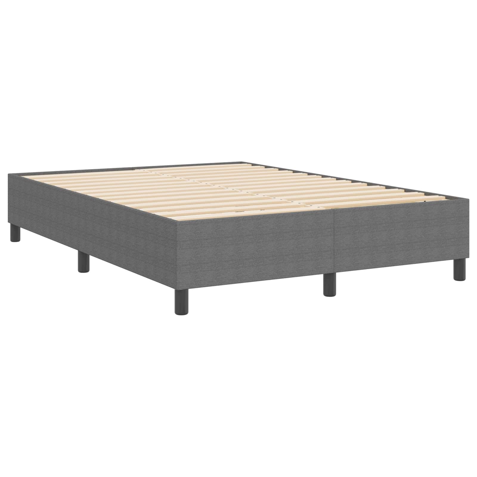 Krevetna platforma Svijetlo siva 140 x 200 cm Kordura tekstil