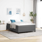 Krevetna platforma Svijetlo siva 160 x 200 cm Kordura tekstil