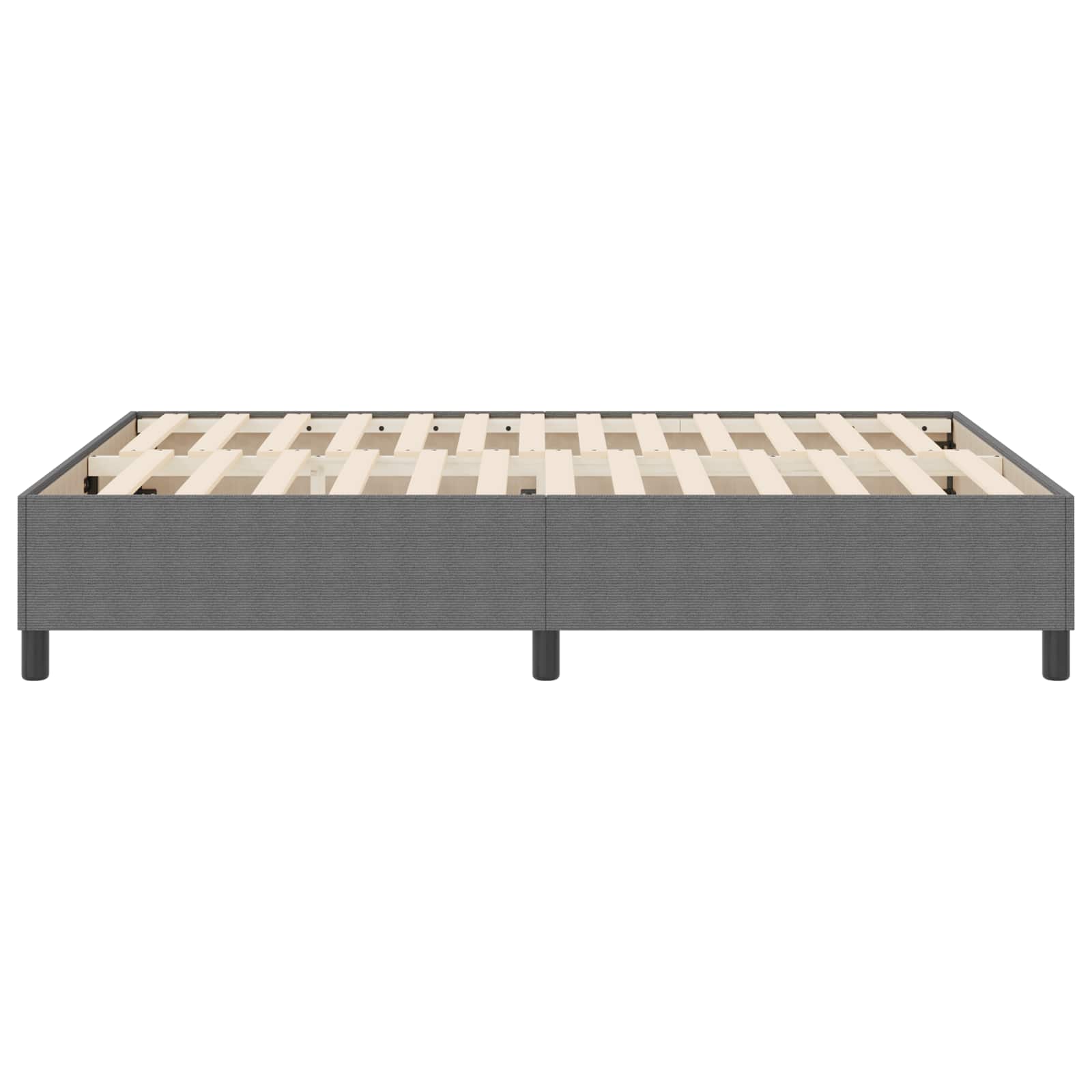 Krevetna platforma Svijetlo siva 160 x 200 cm Kordura tekstil