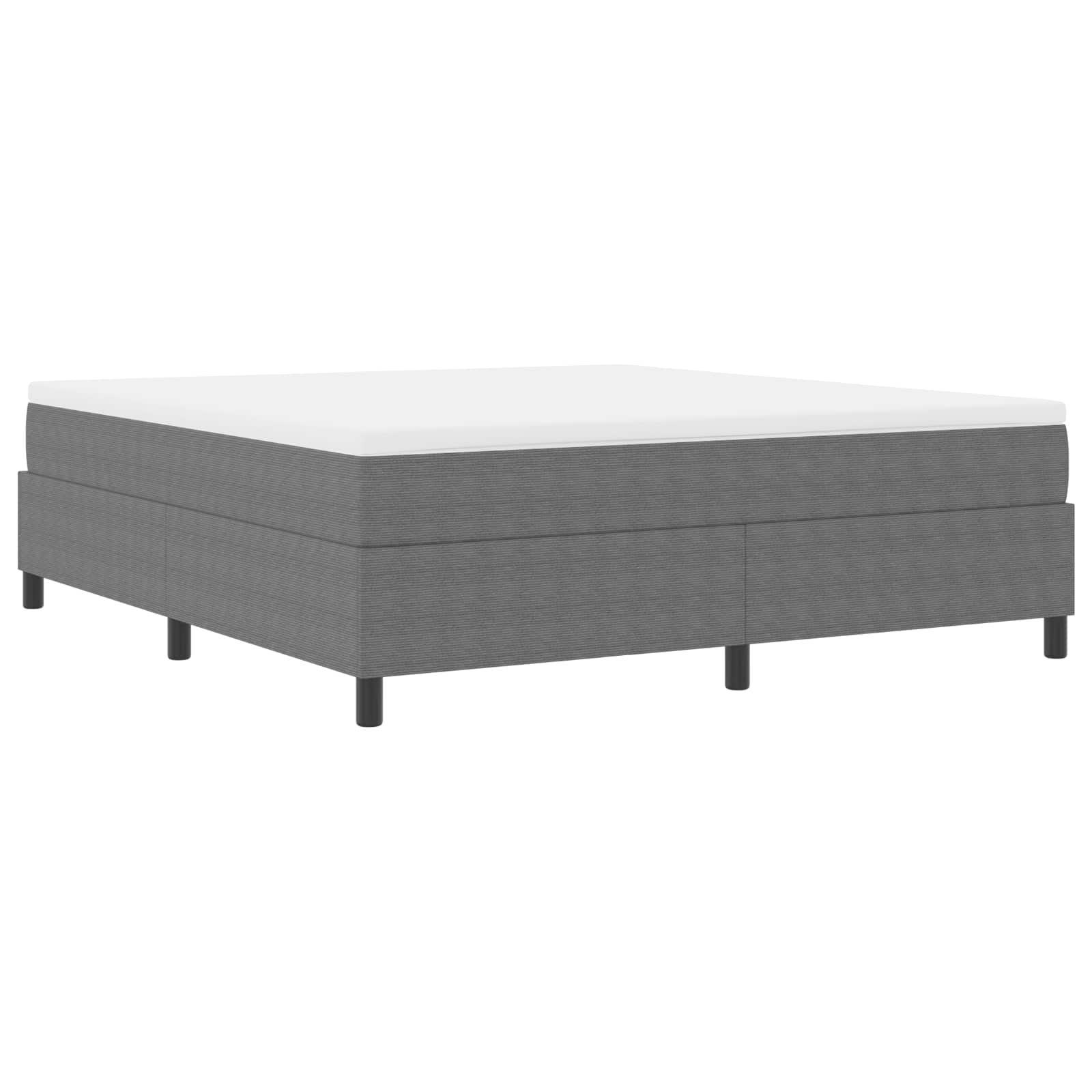 Krevetna platforma Svijetlo siva 180 x 200 cm Kordura tekstil