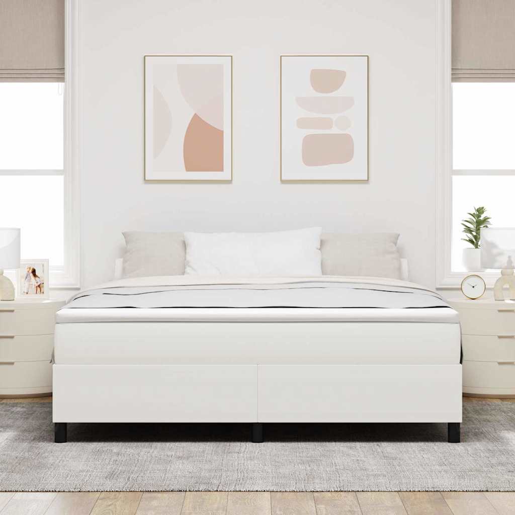 Krevetna platforma Krema 180 x 200 cm Kordura tekstil