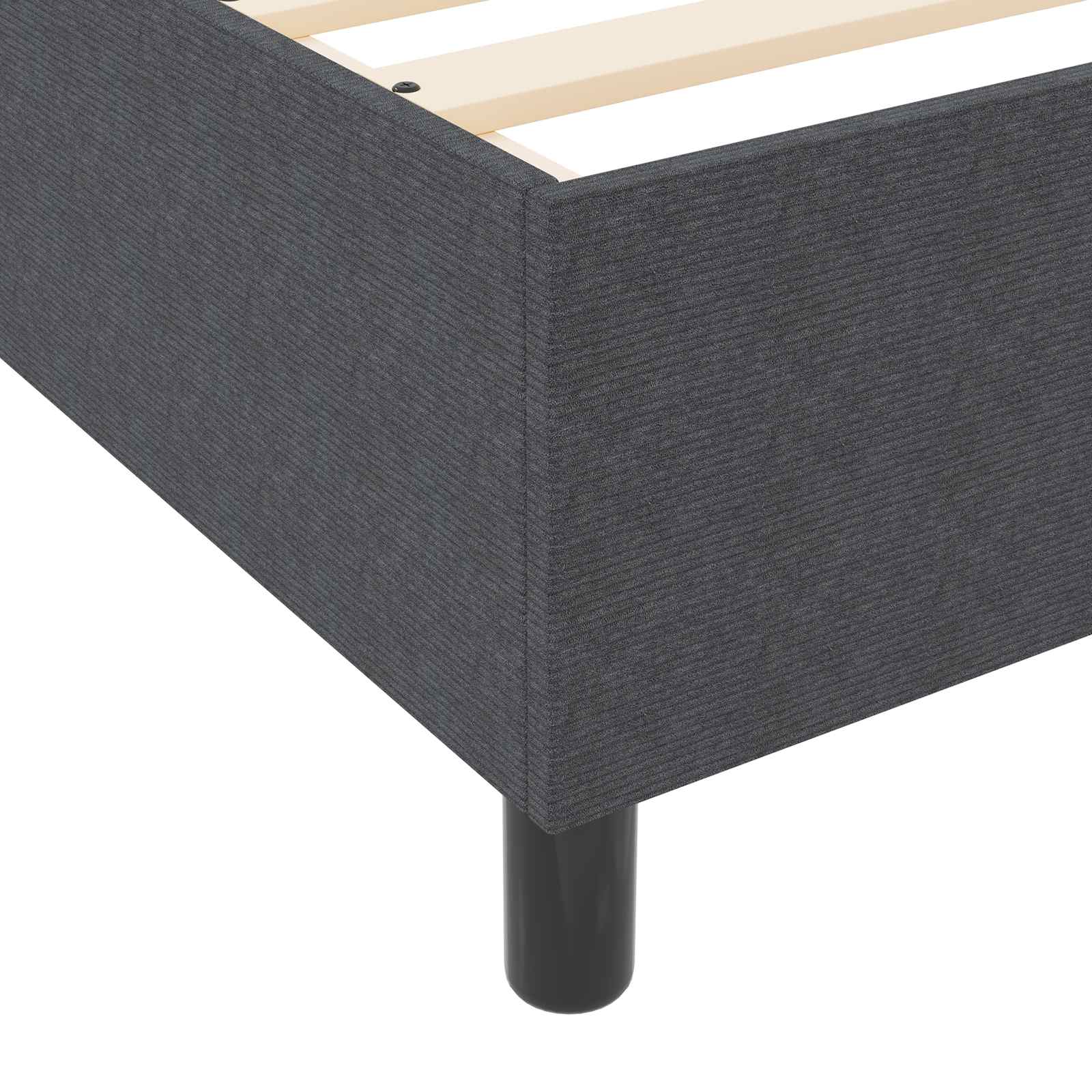 Krevetna platforma Tamno siva 200 x 200 cm Kordura tekstil