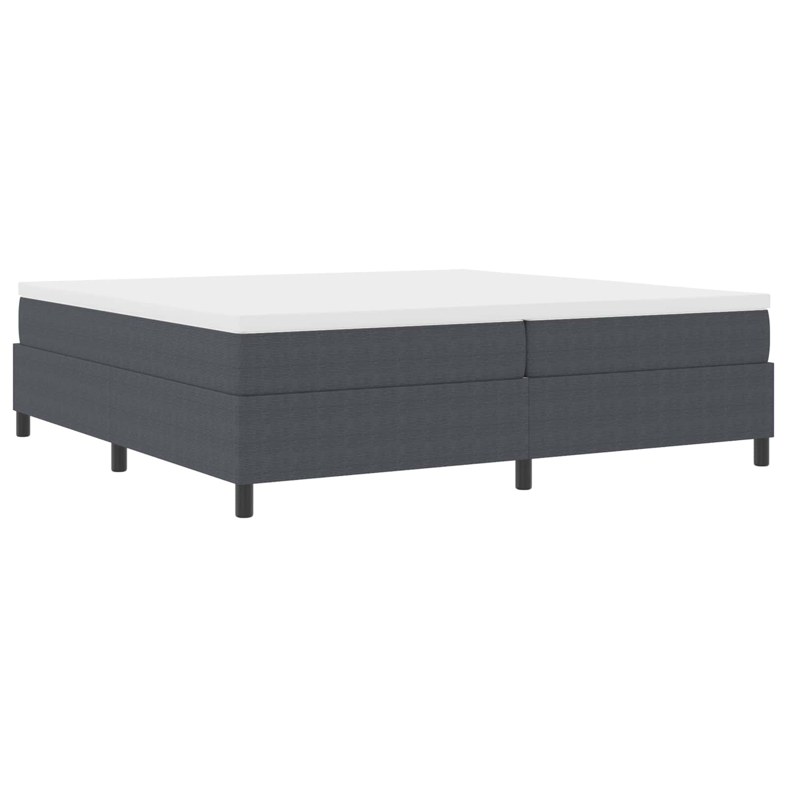 Krevetna platforma Tamno siva 200 x 200 cm Kordura tekstil