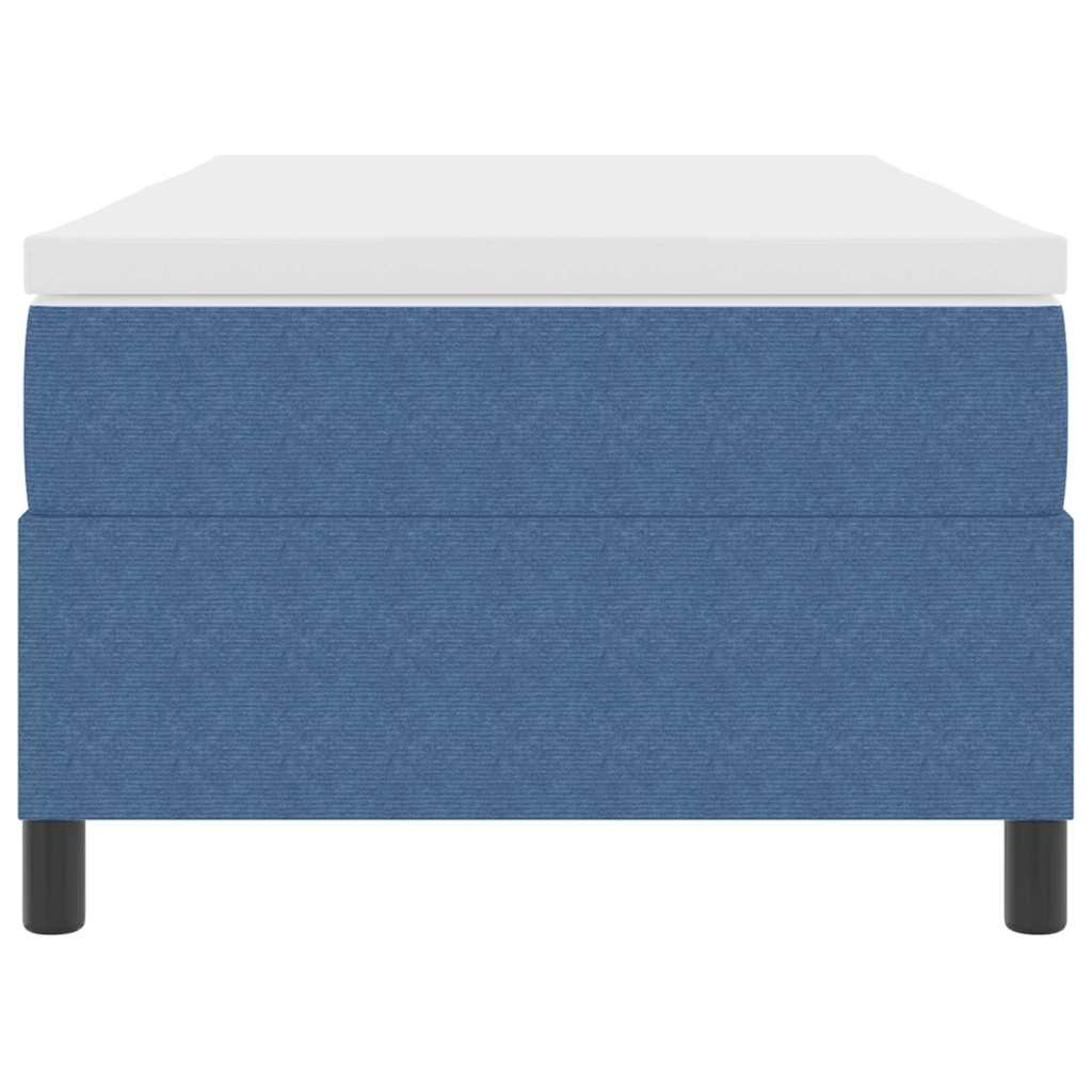 Krevet s opruga kutije Plava i bijela 80 x 200 cm